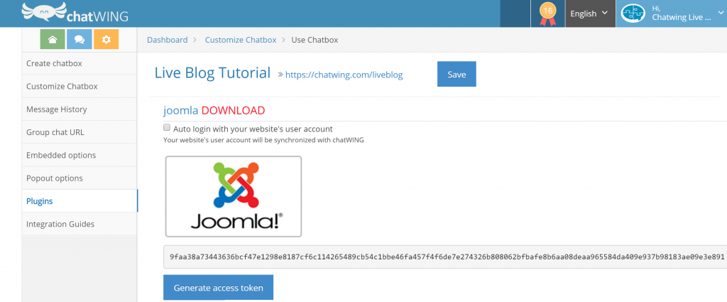 joomla chat software